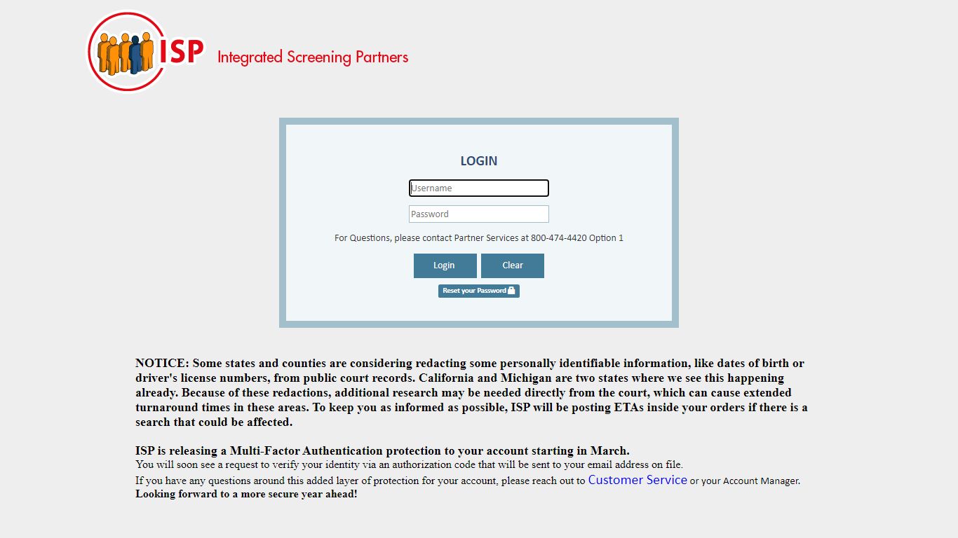 ProMesa: Login